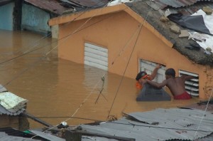 Inundaciones en diferentes partes del pais probocado por Lugar:Republica Dominicana Foto:Cesar de la Cruz Fecha: